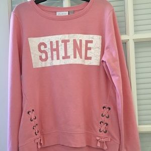 Children’s Place pink sweater 💓